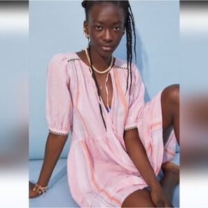 Lemlem x H&M Pink Linen Dress size XS
